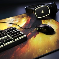 Titanwolf Gaming Mauspad, 900 x 400mm XXL Mousepad, verbessert Präzision & Geschwindigkeit, Golden Storm Titanwolf Gaming Mauspad, 900 x 400mm XXL Mousepad, verbessert Präzision & Geschwindigkeit, Golden Storm