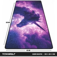 Titanwolf Gaming Mauspad, 900 x 400mm XXL Mousepad, verbessert Präzision & Geschwindigkeit, Unicorn Titanwolf Gaming Mauspad, 900 x 400mm XXL Mousepad, verbessert Präzision & Geschwindigkeit, Unicorn