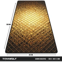 Titanwolf Gaming Mauspad, 900 x 400mm XXL Mousepad, verbessert Präzision & Geschwindigkeit, Luxus Titanwolf Gaming Mauspad, 900 x 400mm XXL Mousepad, verbessert Präzision & Geschwindigkeit, Luxus