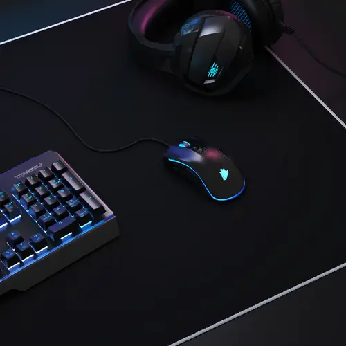 Titanwolf Gaming Mauspad, XXXL Speed Mousepad 1200 x 600 mm, Geschwindigkeit & Präzision, Symbol weiß Titanwolf Gaming Mauspad, XXXL Speed Mousepad 1200 x 600 mm, Geschwindigkeit & Präzision, Symbol weiß