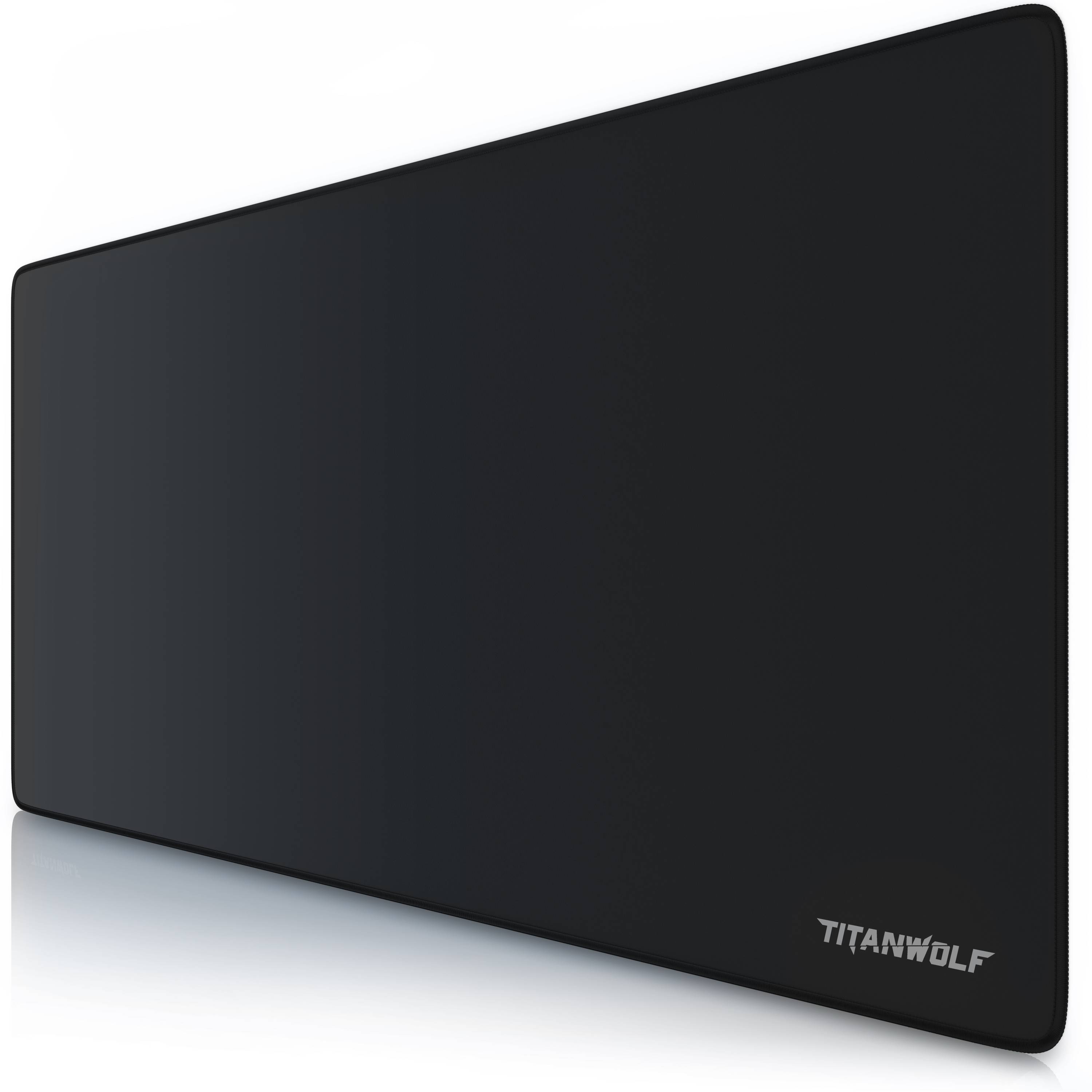 Titanwolf Gaming Mauspad, 900 x 400mm XXL Mousepad, verbessert Präzision & Geschwindigkeit, Titanwolf Schrift