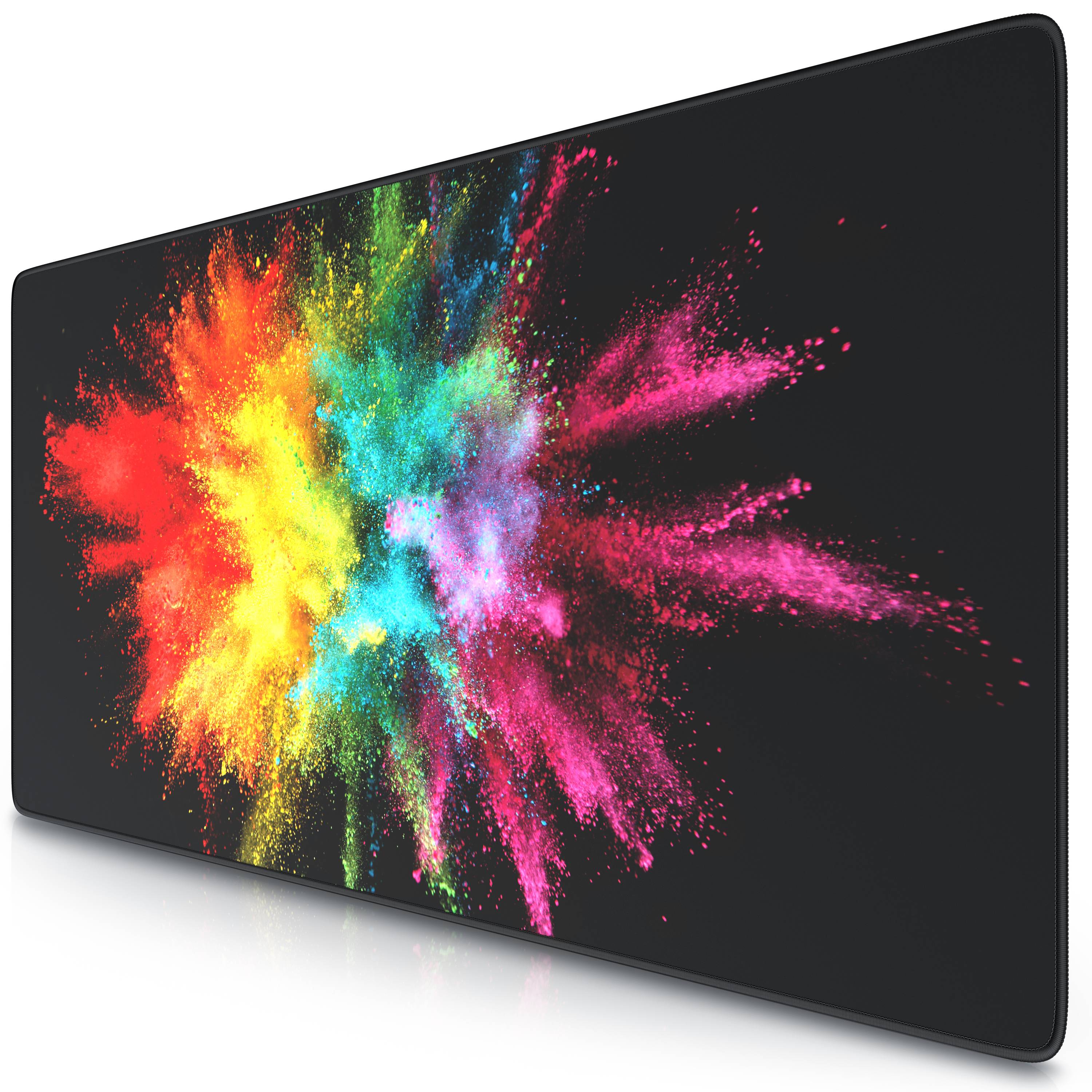 Titanwolf XXL Speed Gaming Mauspad Titanwolf Schwarz 900 x 400mm, XXL Mousepad, Tischunterlage Large Size, verbessert Präzision und Geschwindigkeit