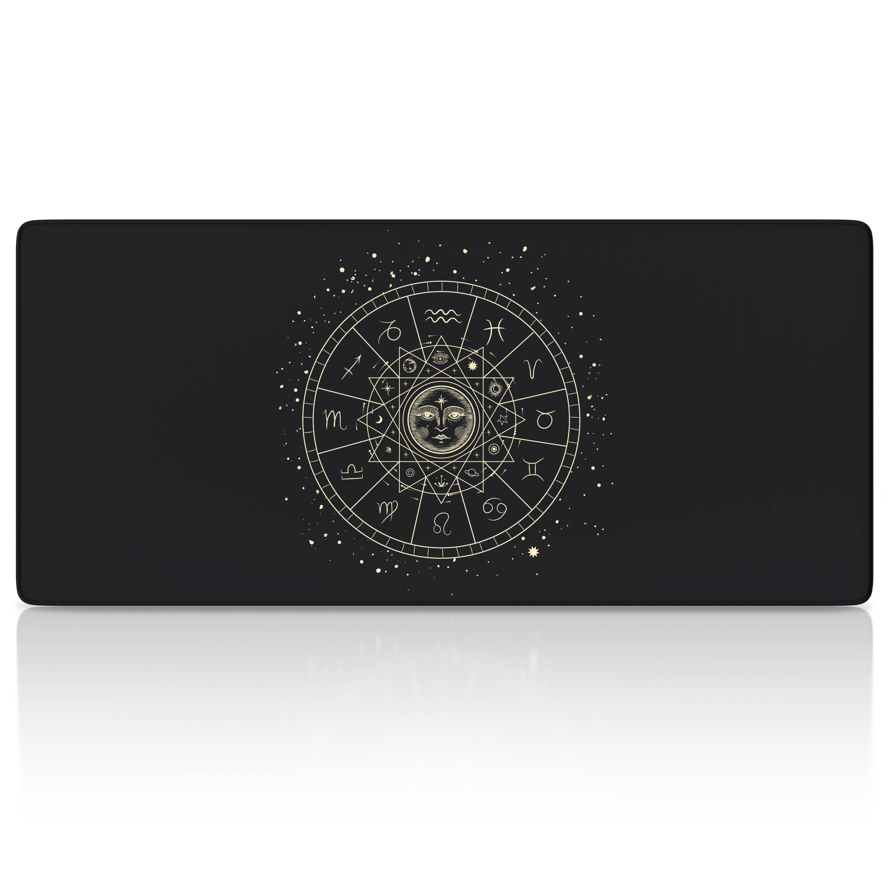 Titanwolf XXL Speed Gaming Mauspad Titanwolf Schwarz 900 x 400mm, XXL Mousepad, Tischunterlage Large Size, verbessert Präzision und Geschwindigkeit