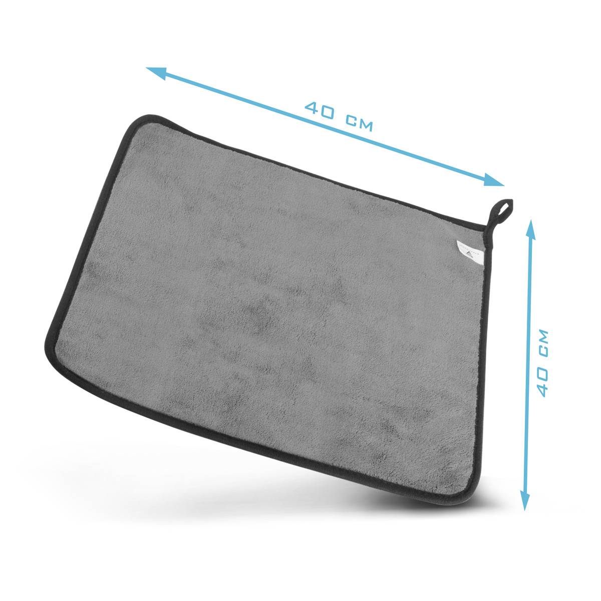 STAHLWERK Mikrofaser-Handtuch 10er Set doppelseitig 40 x 40 cm 600 gsm