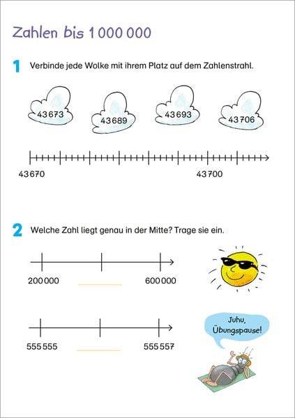Fit fürs Rechnen 4. Klasse. Mein 5-Minuten-Block