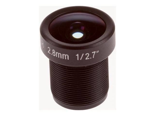 LENS M12 2.8 MM F1.2 10 PCS, Optionales Objektiv, für AXIS P3905-R/Mk III, f=2,8mm, F1,2, 10er-Pack