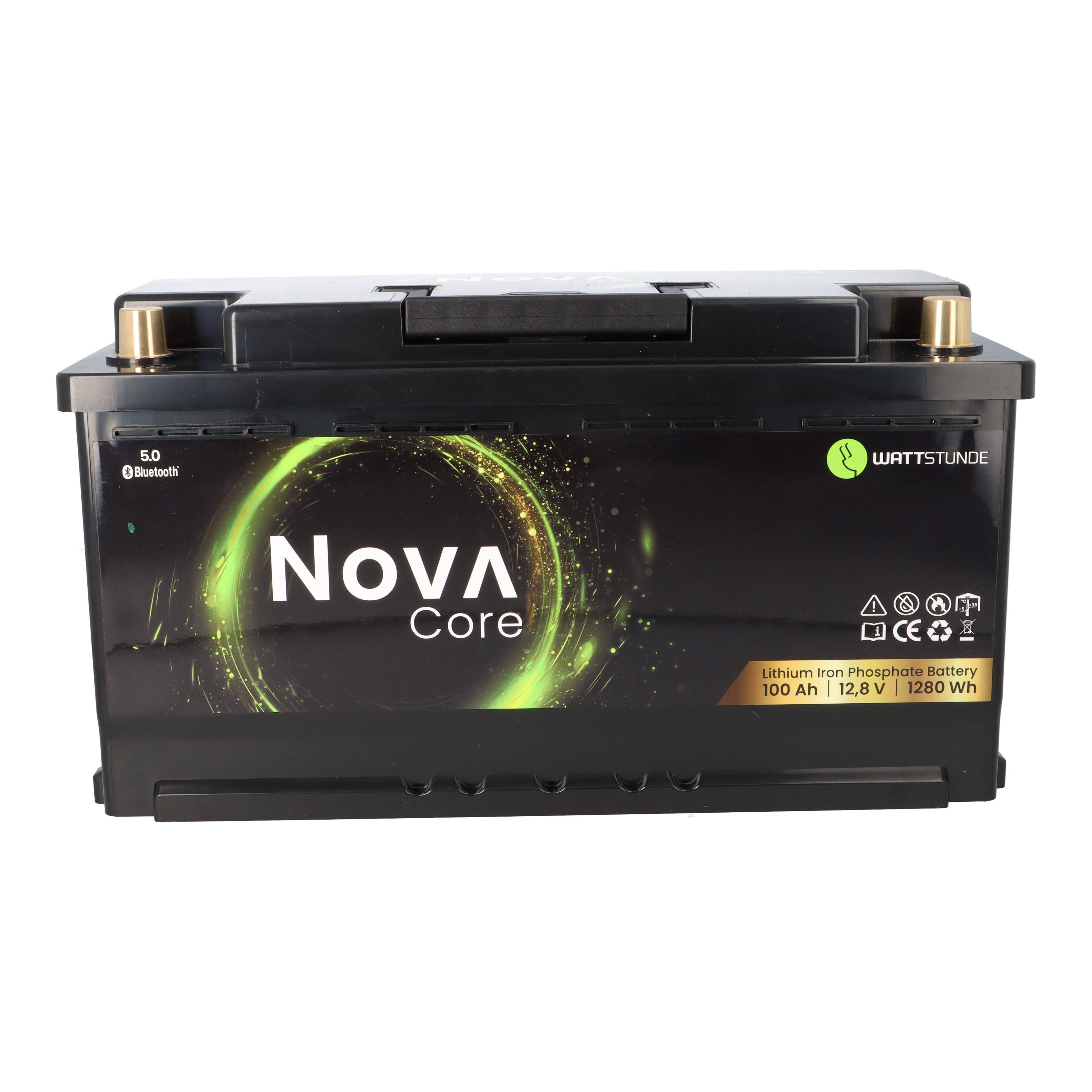 WATTSTUNDE NOVA Core Batterie 12,8V 100Ah 1280Wh LiFePO4