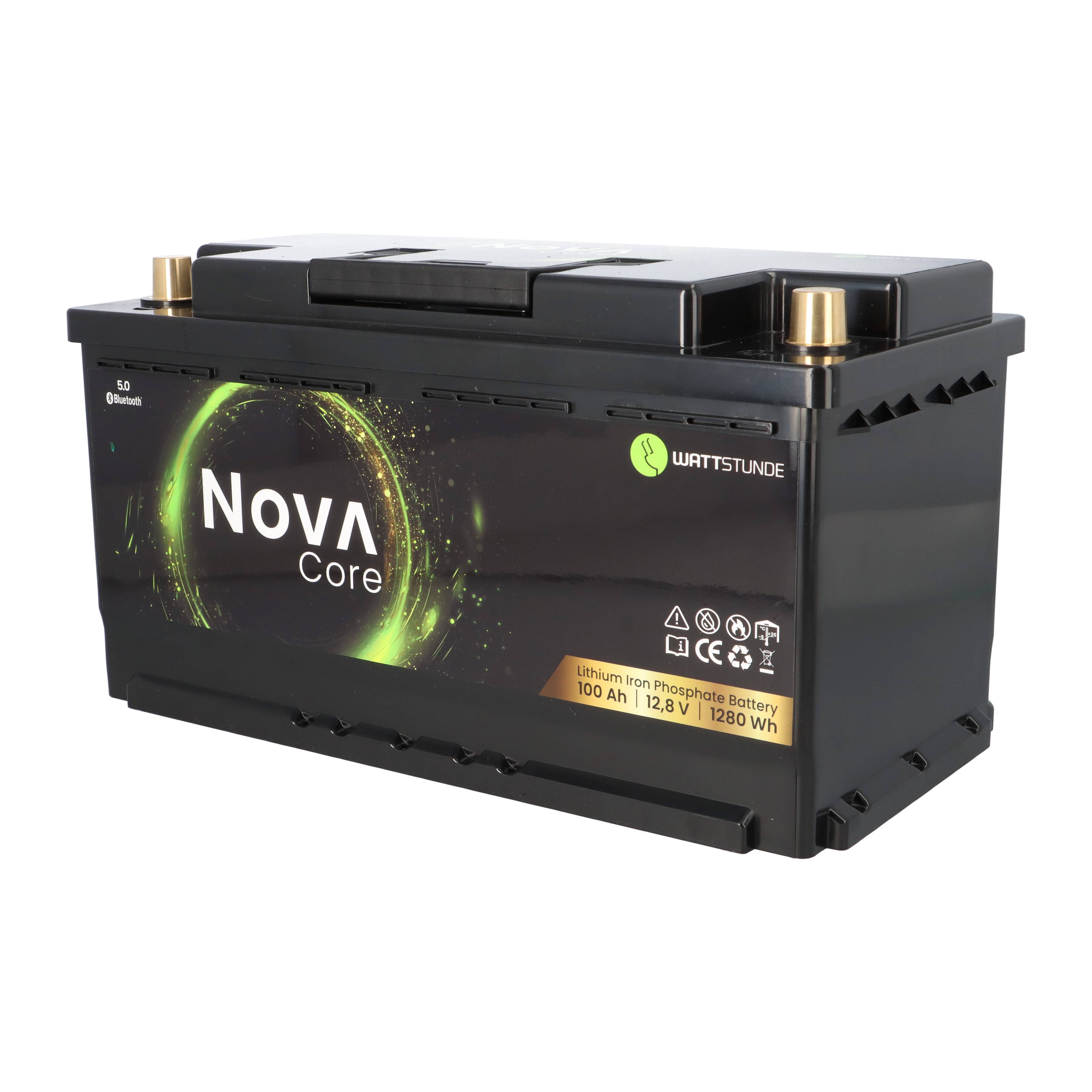 WATTSTUNDE NOVA Core Batterie 12,8V 100Ah 1280Wh LiFePO4