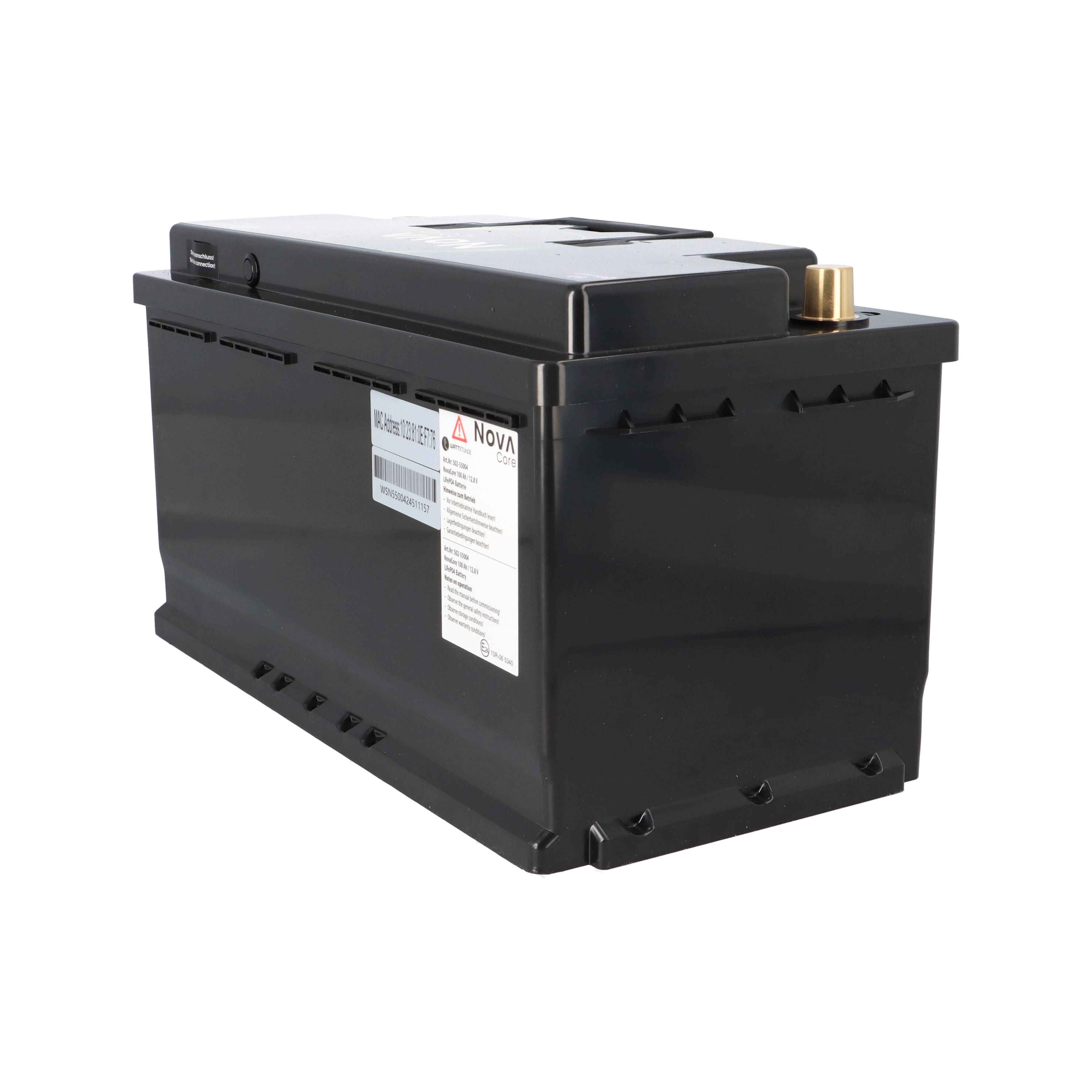 WATTSTUNDE NOVA Core Batterie 12,8V 100Ah 1280Wh LiFePO4