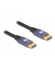 Delock DisplayPort Kabel 8K 60 Hz 3 m flieder Metall 3 m Schwarz Lila