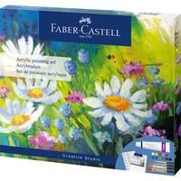 FABER-CASTELL - Acrylmalset inkl. Zubehör 18-teilig