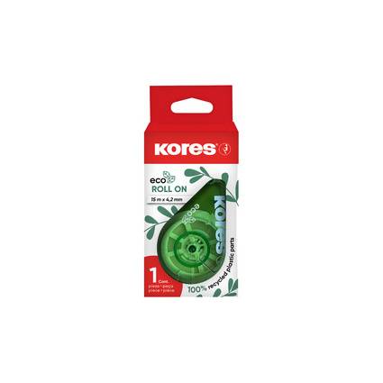 Kores Einweg-Korrekturroller "RollOn ECO", 4,2 mm x 15,0 m