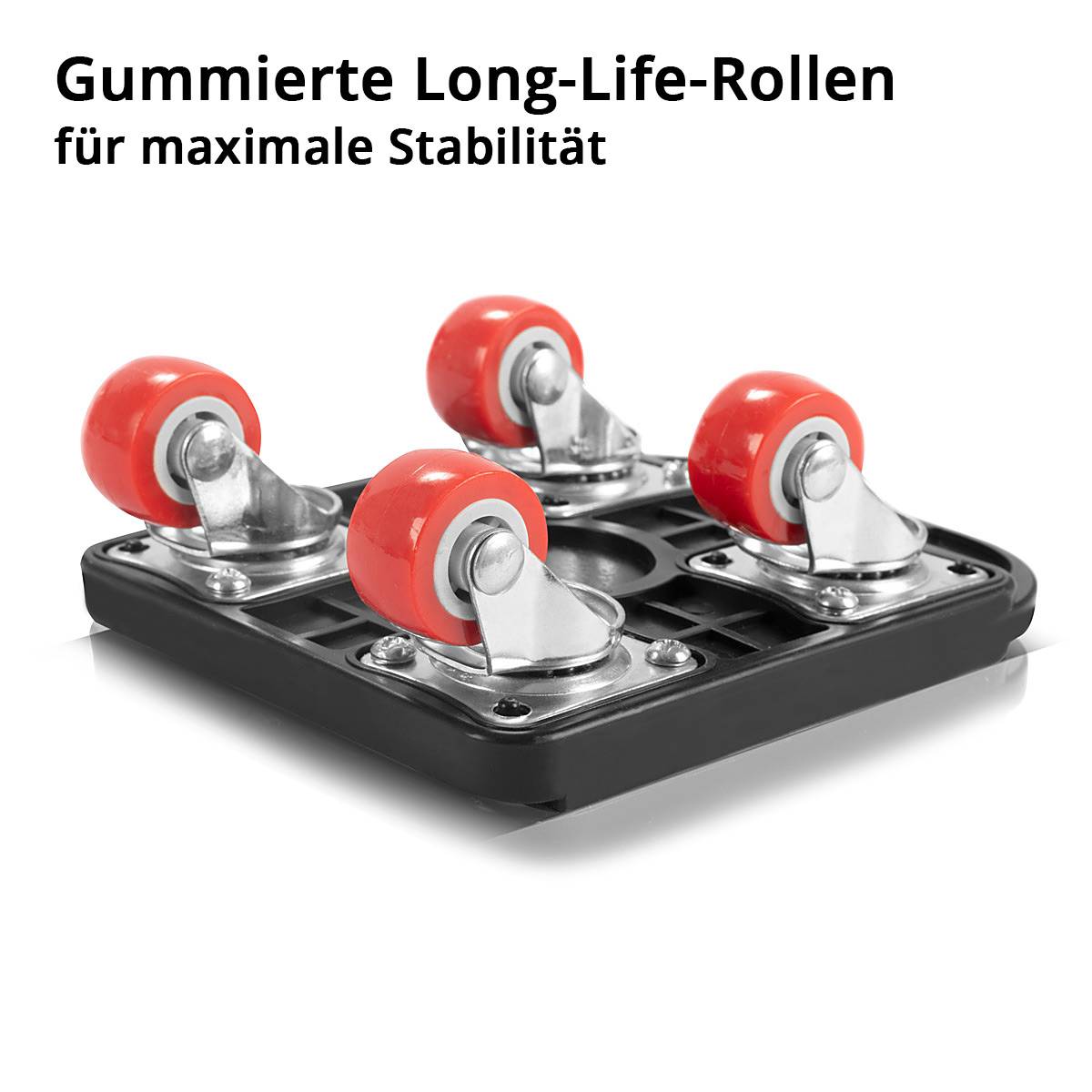 STAHLWERK Möbeltransport Set 4 Transportroller und 1 praktischer Möbelheber
