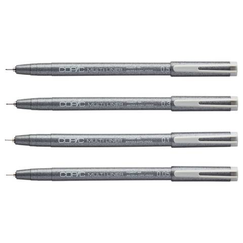 Copic Multiliner cool grey 4St