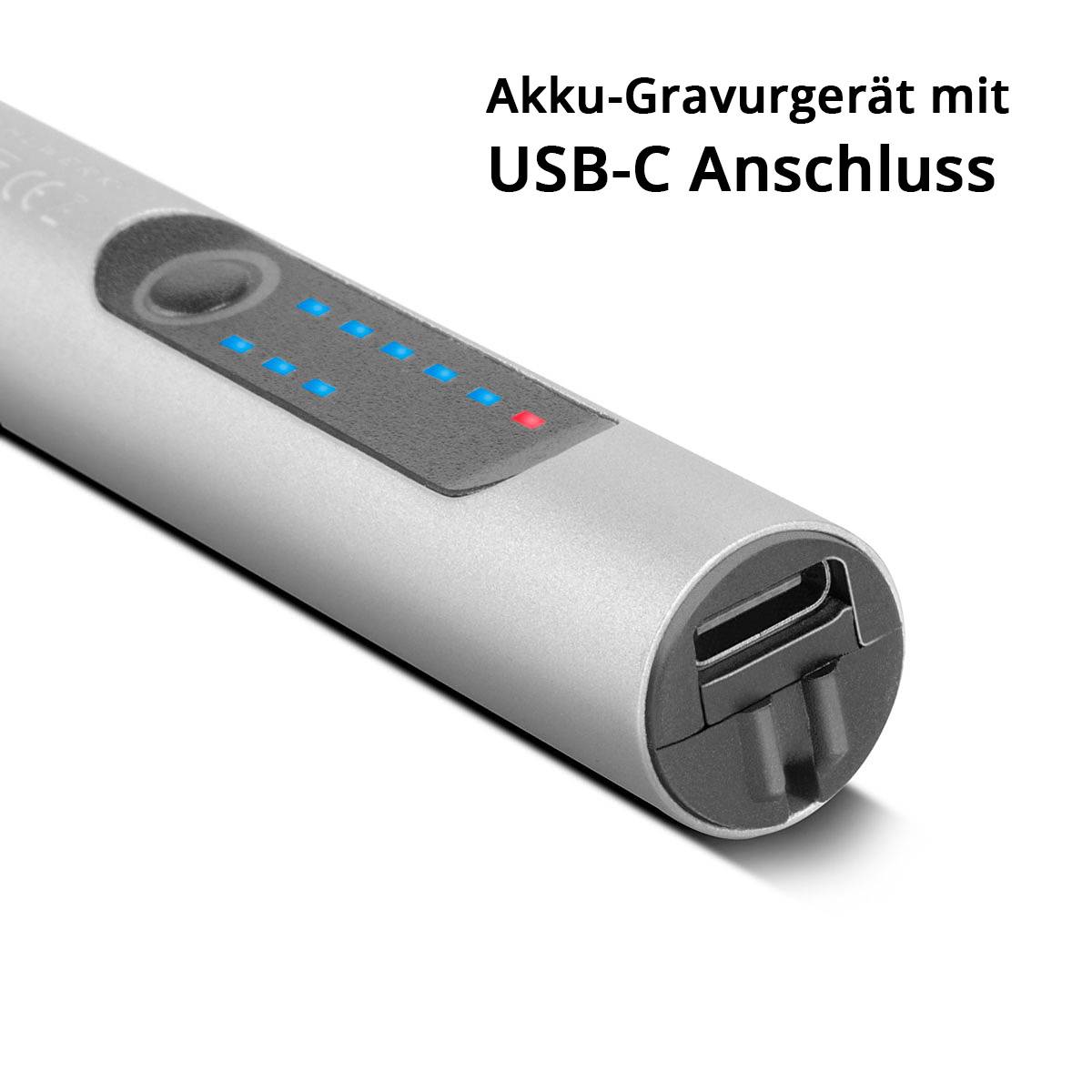 STAHLWERK USB-Gravierstift UG-300 ST mit 8 W Akku-Gravierer | Gravurstift