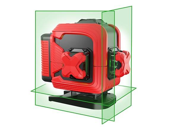 3D-Kreuzlinienlaser Boden 3D