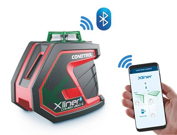 360° -Kreuzlinienlaser + Punktlaser Xliner Combo 360G