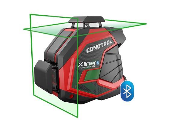 2 x 360° -Kreuzlinienlaser Xliner Quattro 360G