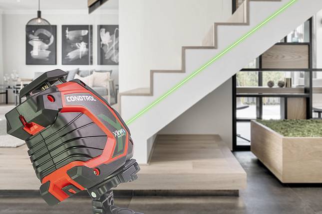 2 x 360° -Kreuzlinienlaser Xliner Quattro 360G