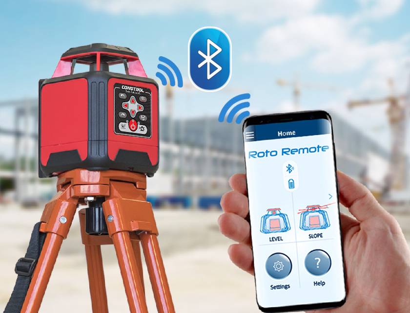 Horizontaler & vertikaler Rotationslaser mit ROTEM Laserstrahl Easy Roto HVR