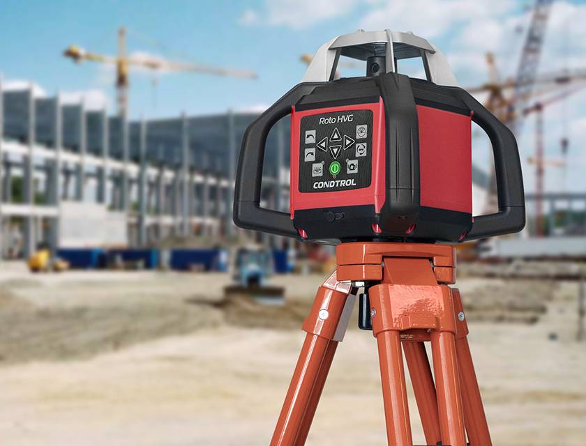 Horizontaler & vertikaler Rotationslaser mit GRÜNEM Laserstrahl Roto HVG