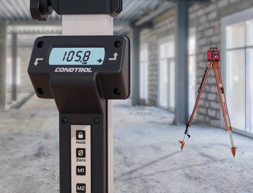 Digitale Messlatte Digi Staff mit LCD und Speicher