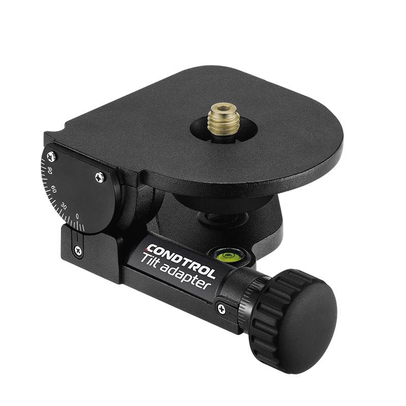 Neigungwinkelsadapter Tilt Adapter für alle Kreuzlinien- und Rotationslaser für schnelle Justierung der Neigungswinkel
