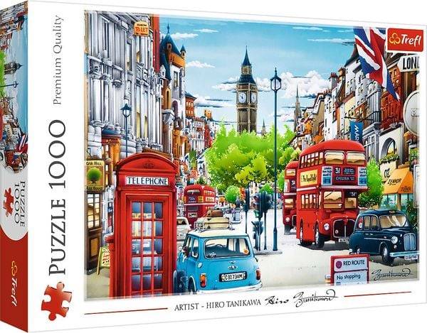 Trefl - Puzzle - London Street, 1000 Teile