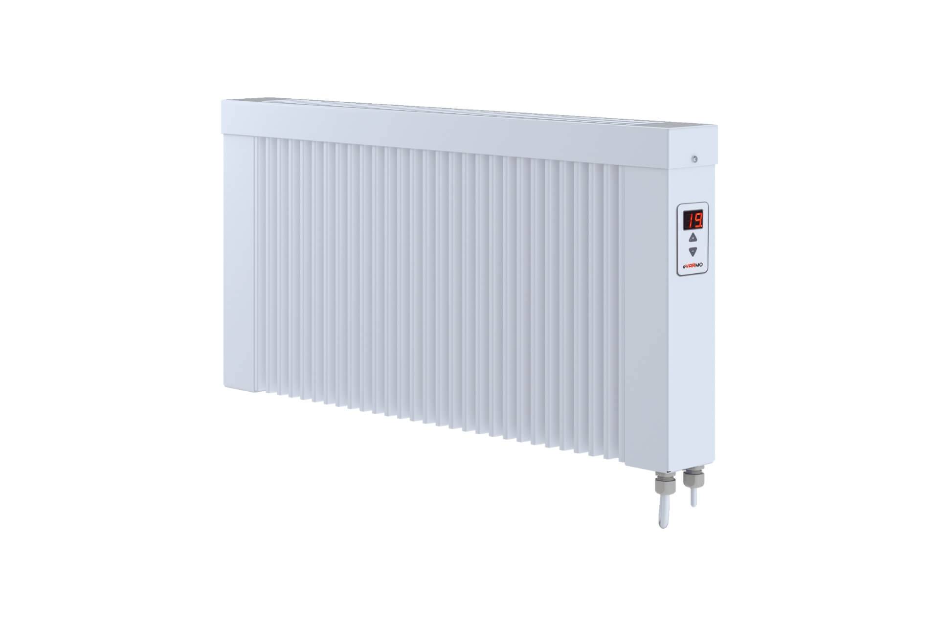 Elektroheizung areo direct base niedrige Flächenspeicherheizung 800 Watt - simples Thermostat - Appsteuerung ohne Zusatzhardware möglich - von eVA