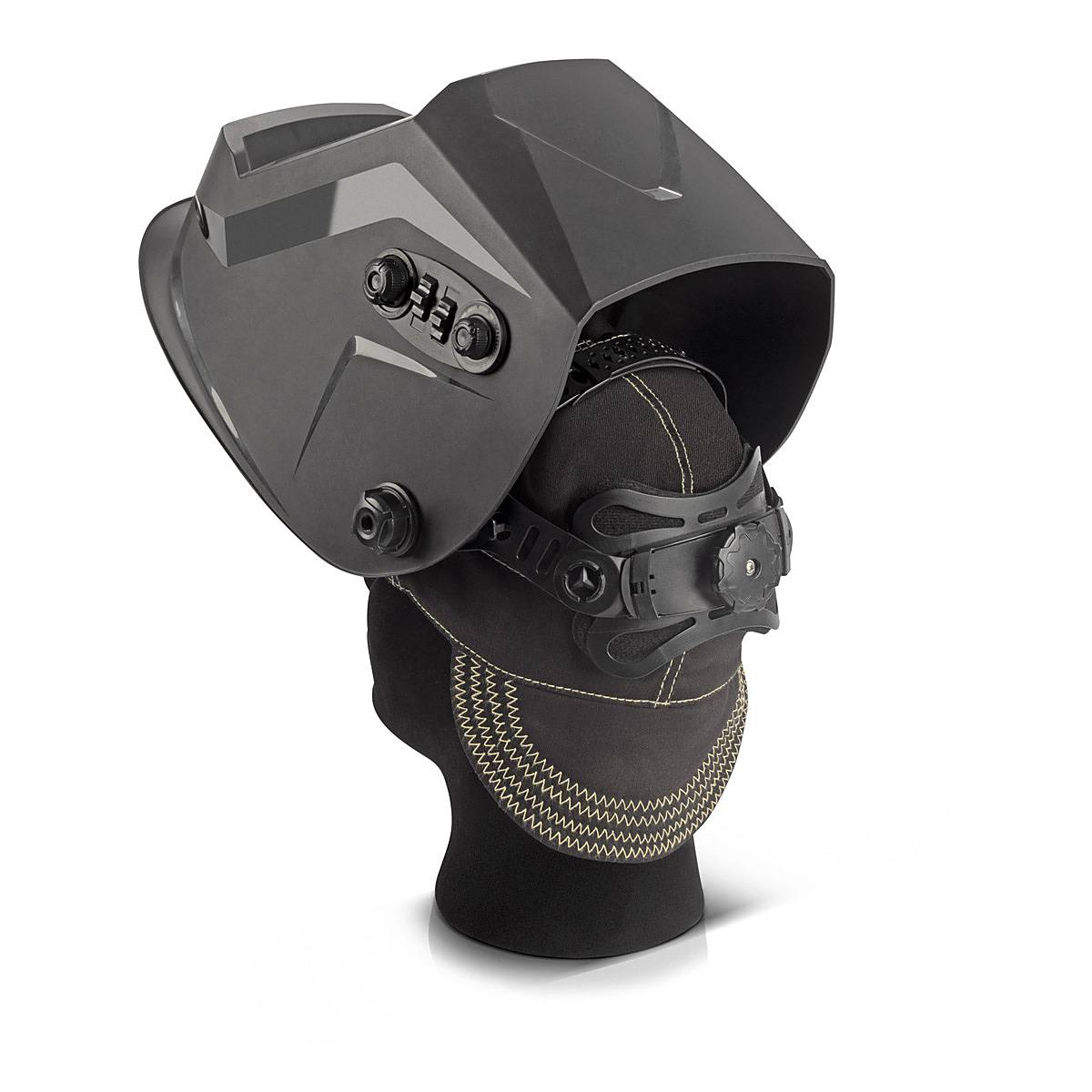 STAHLWERK Schweißerkappe flammhemmende Schweißerschutzkleidung zum Schweißen