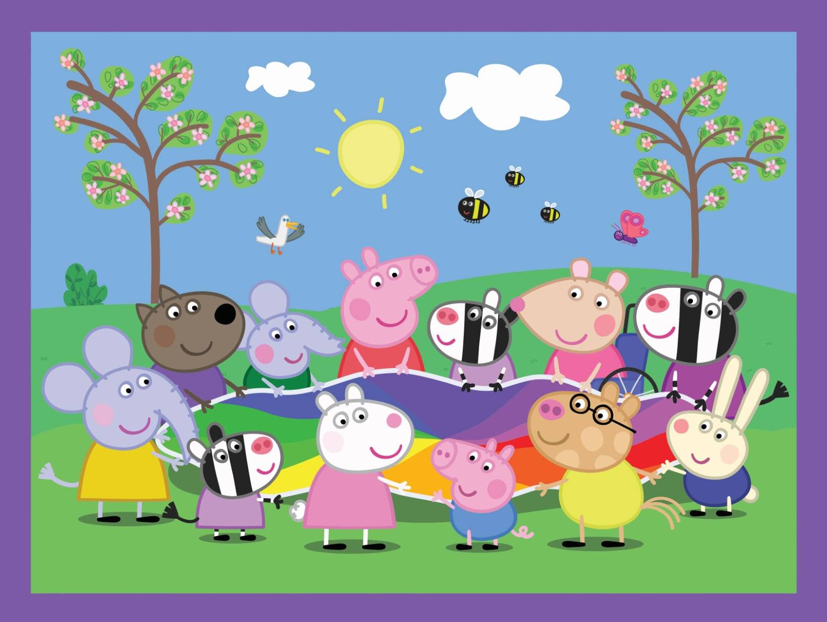 TREFL 3-in-1-Set Glückliche Momente mit Pepina dem Schwein
