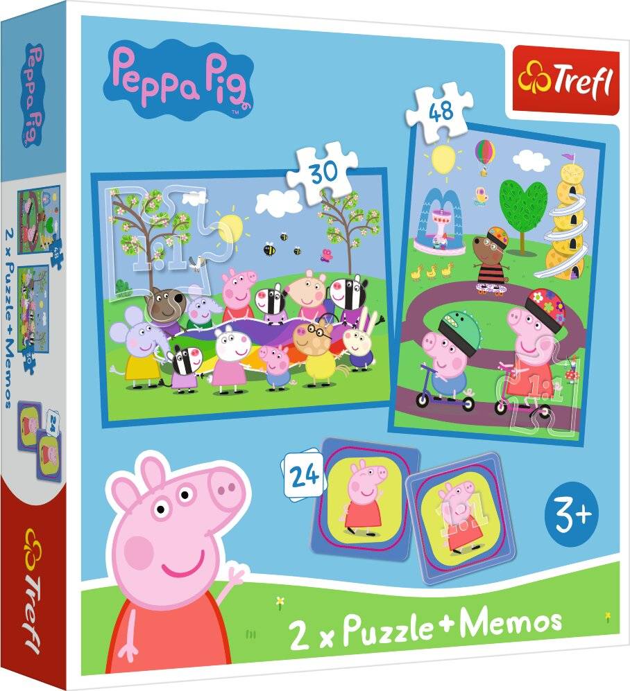 TREFL 3-in-1-Set Glückliche Momente mit Pepina dem Schwein