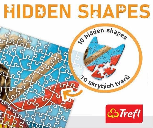 TREFL Puzzle Hidden Shapes: Katzenurlaub 1011 Teile