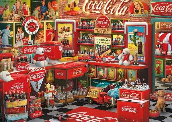 Schmidt Spiele - Coca Cola - Nostalgie-Shop, 1000 Teile