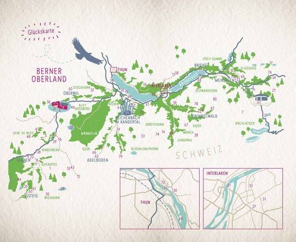 Glücksorte im Berner Oberland