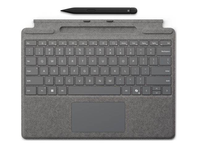Microsoft Surface Pro Keyboard - Tastatur - mit Trackpad, Beschleunigungsmesser, Surface Slim Pen 2 Ablage- und Ladescha