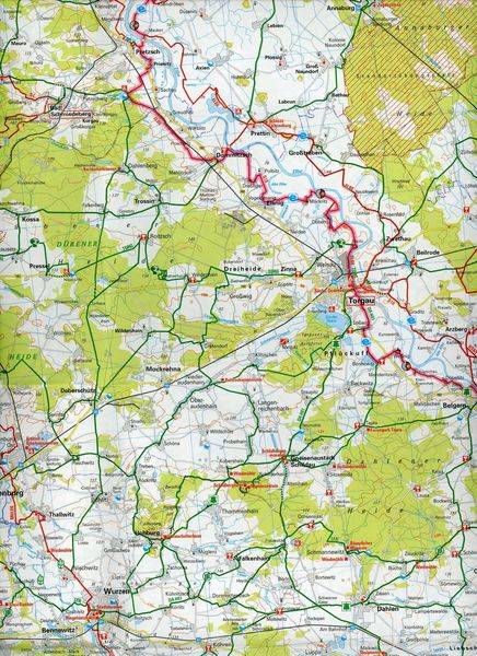 ADFC-Radtourenkarte 13 Saale /Westliches Erzgebirge 1:150.000, reiß- und wetterfest, E-Bike geeignet, GPS-Tracks Download