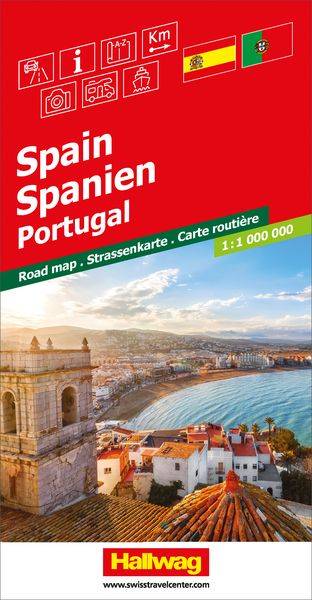 Spanien / Portugal Strassenkarte 1:1 Mio.
