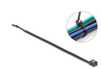 DELOCK - Kabelbinder VPE 50 selbstschneidend L 280 x B 4.8 mm schwarz