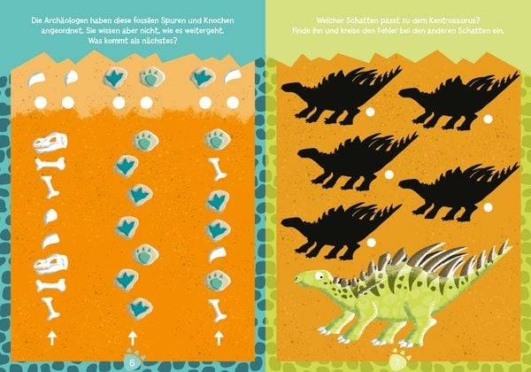 Einfach rätseln! Für Kindergarten-Kids. Dinos
