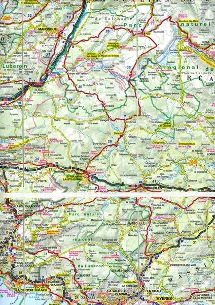 MoTourMaps Provence-Alpes-Côte d'Azur (Französische Alpen Süd) Auto- und Motorradkarte 1:300.000