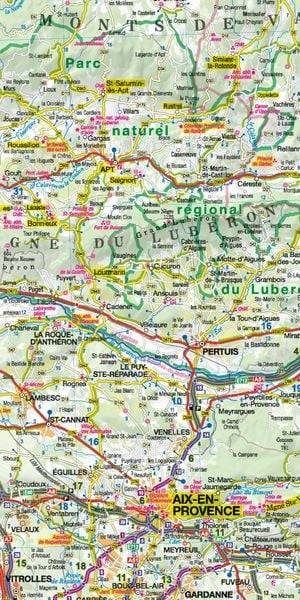 MoTourMaps Provence-Alpes-Côte d'Azur (Französische Alpen Süd) Auto- und Motorradkarte 1:300.000