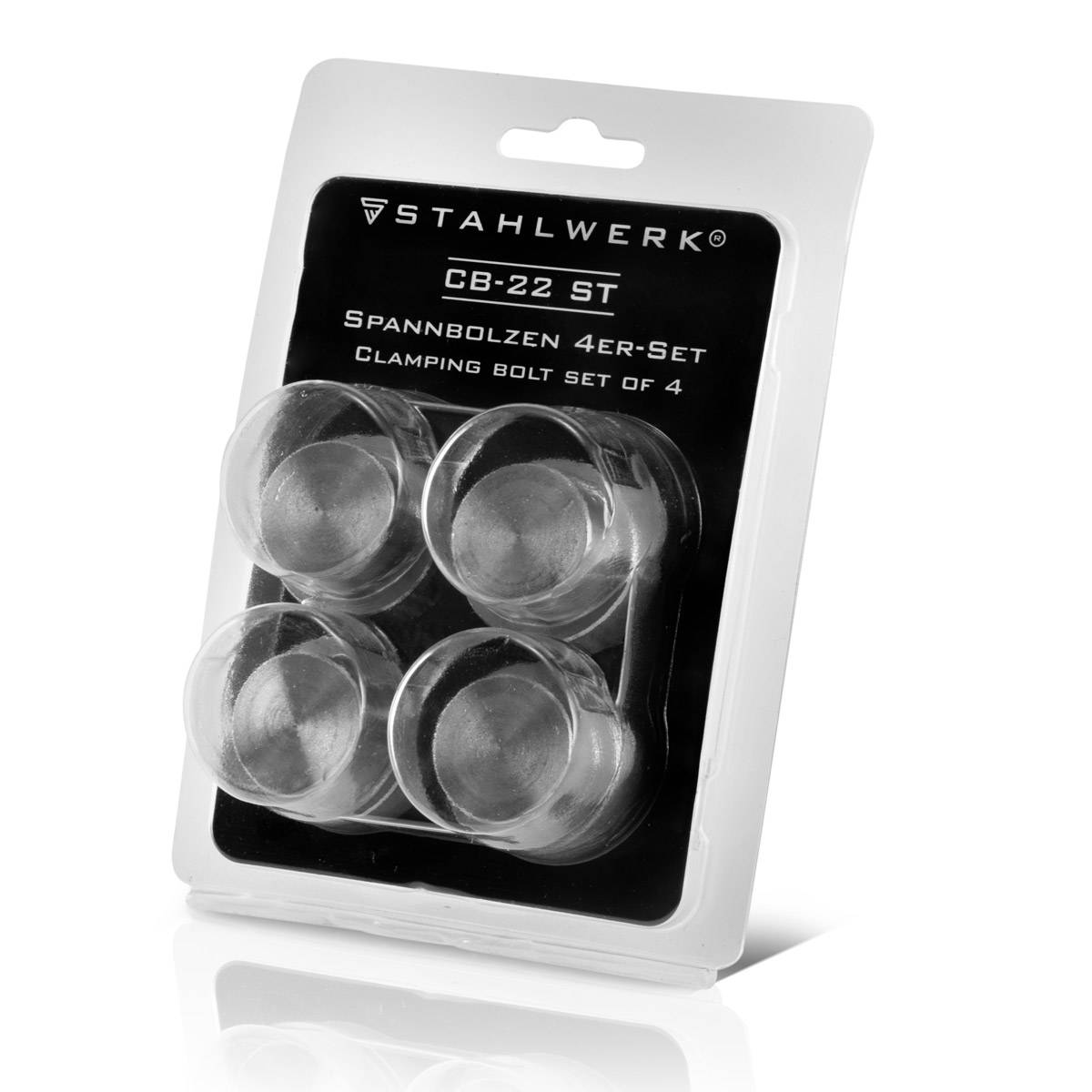 STAHLWERK Spannbolzen D22 mm für Schweißtische und Lochplatten, hoch belastbar