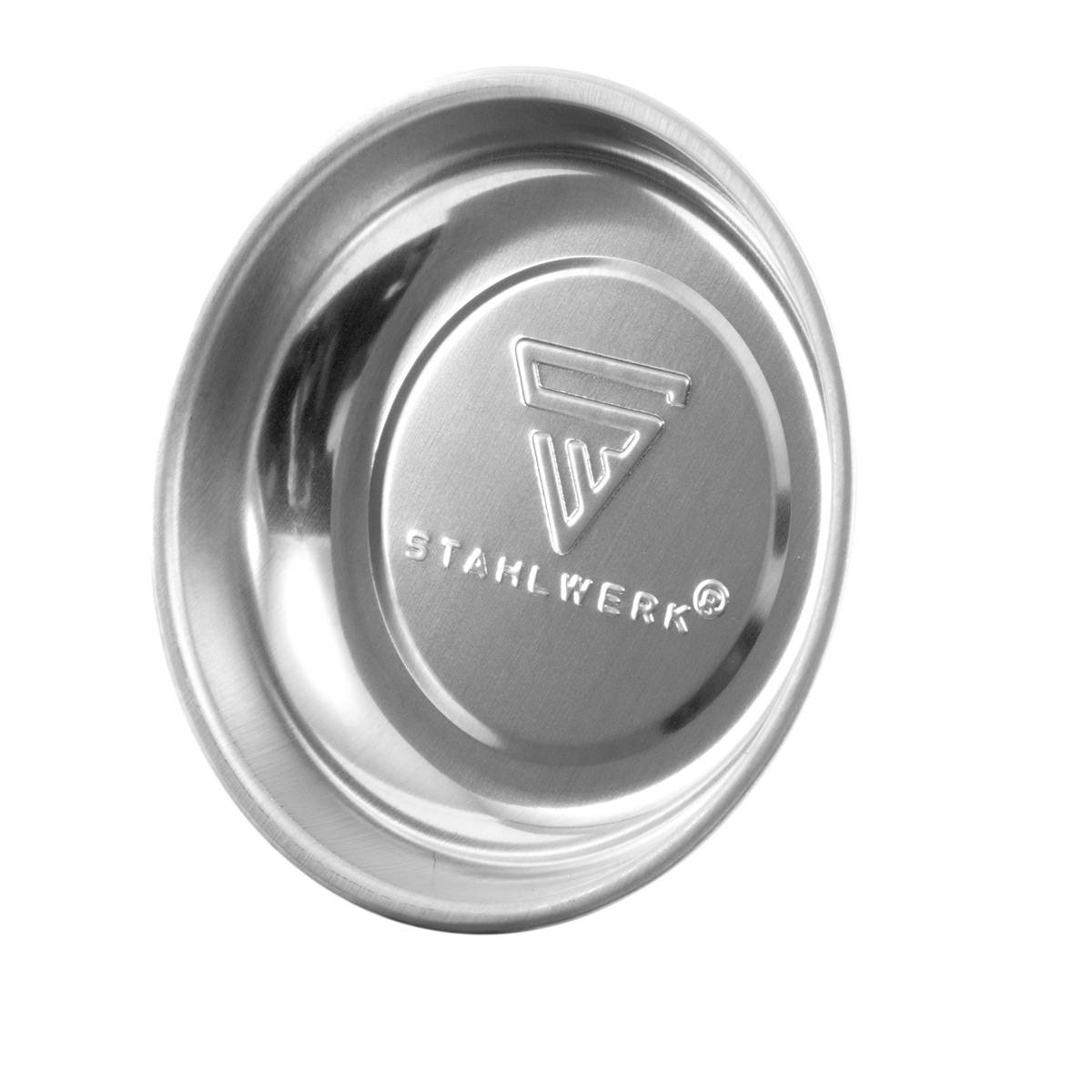 STAHLWERK Magnetschale 4 Zoll aus Edelstahl mit starkem Magnet 8 Stück