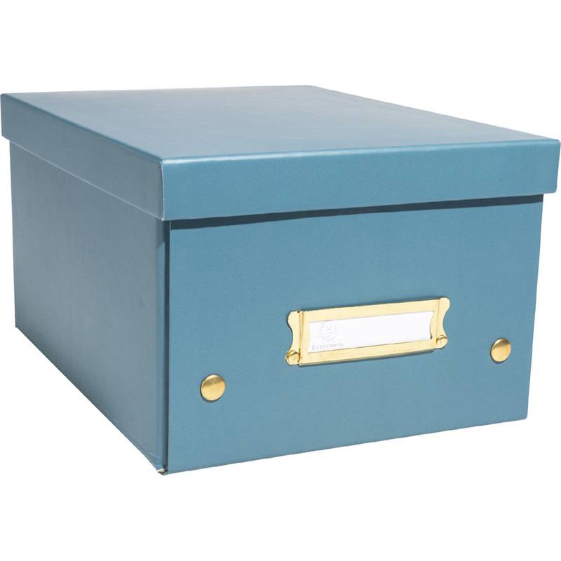 EXACOMPTA Ablagebox Neo Deco, DIN A5+, blaugrün