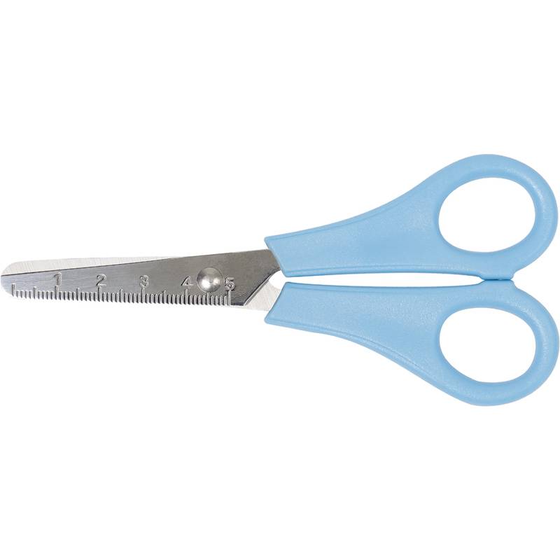 folia Kinder-Bastelschere, rund, für Rechtshänder