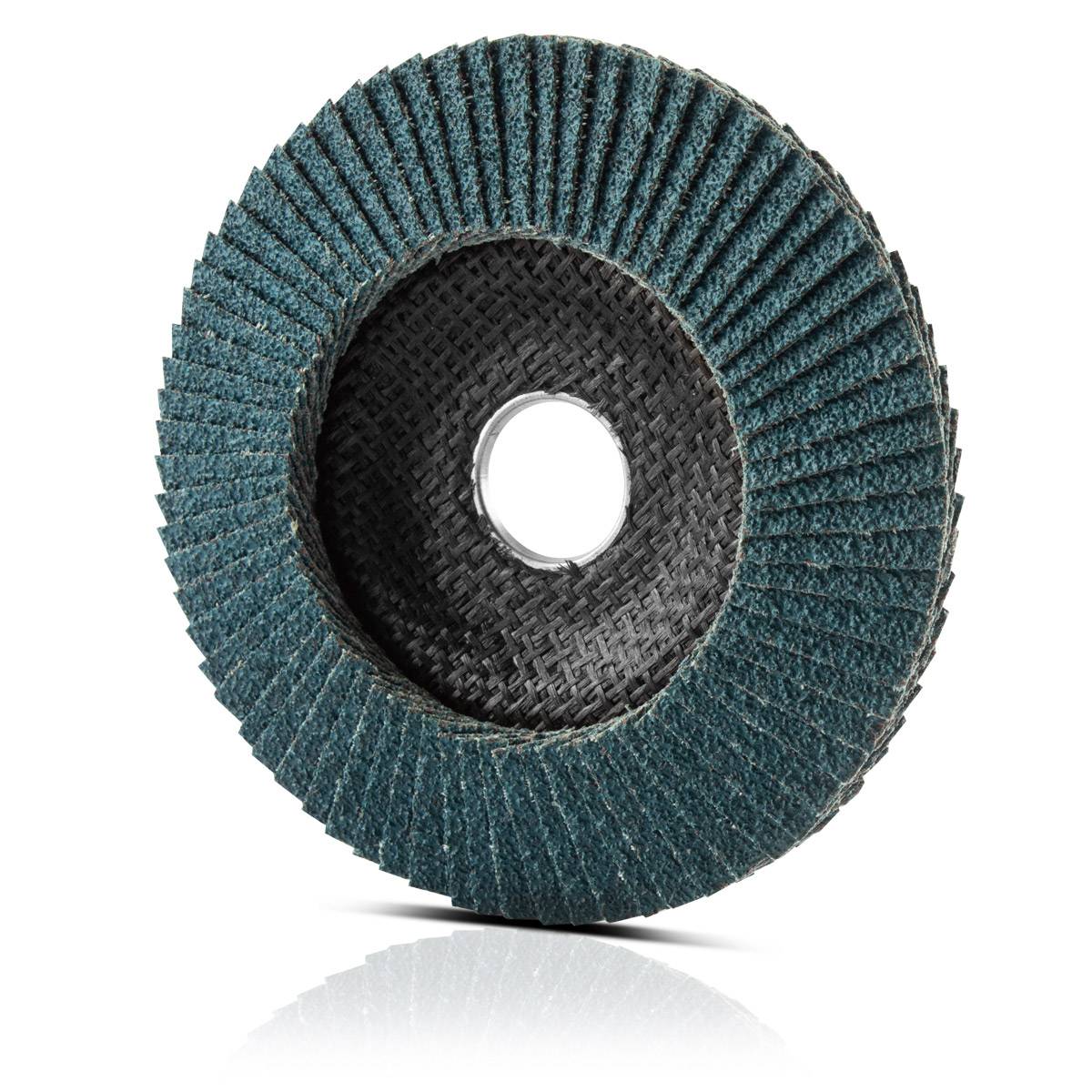 STAHLWERK Schleifscheibe Fächerscheibe Lamellenscheibe P40 Ø125 mm 10er Set