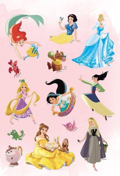 Disney Prinzessin: Märchenhafter Sticker- und Malspaß