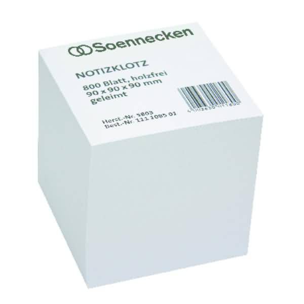 Notizklotz 5803 9x9x9cm 800 Blatt weiß