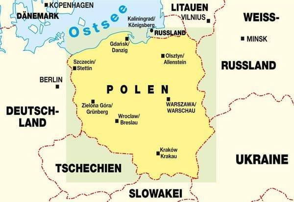 Übersichtskarte Polen - PL 777
